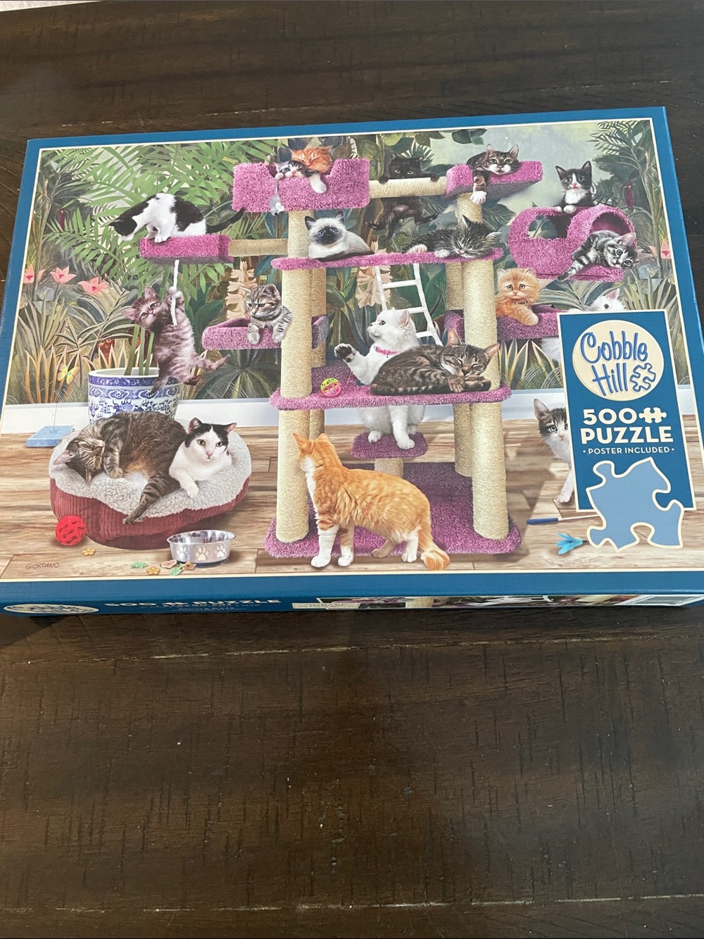 Cobble Hill Jungle Cats 500 Piece Puzzle - Larger Pieces